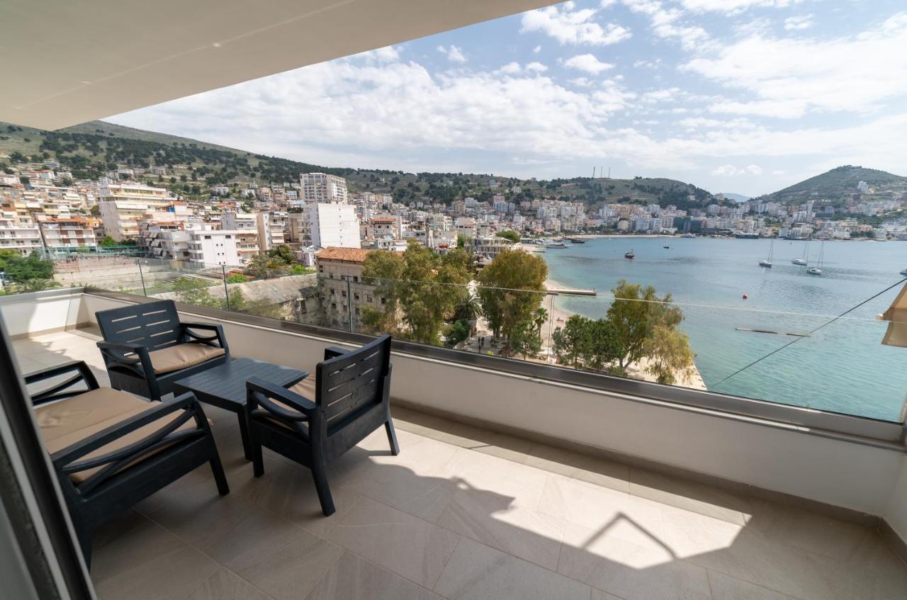 Sofi Apartments Sarande Bagian luar foto